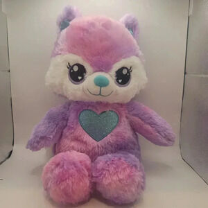 Build A Bear Workshop Heartables Indigo the Fox Woodsy Wonder Purple EUC.